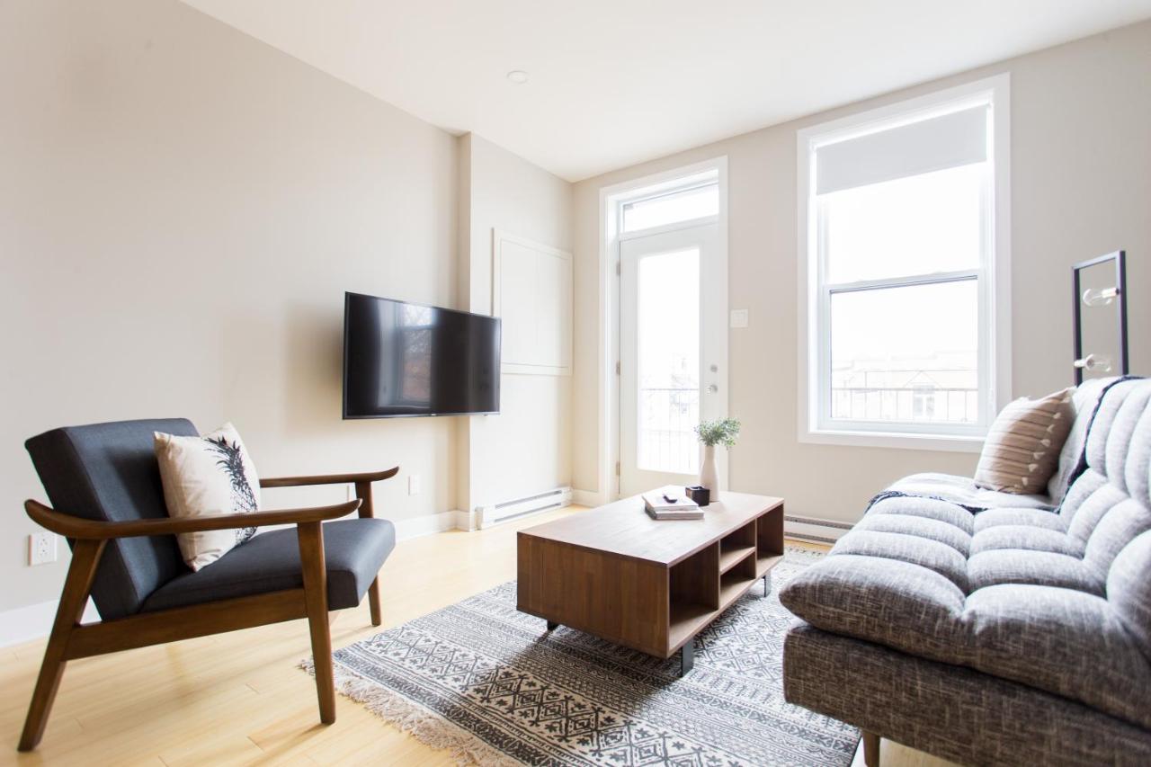 Trendy Little Italy 3 Bedroom Condo By Den Stays Montreal Luaran gambar